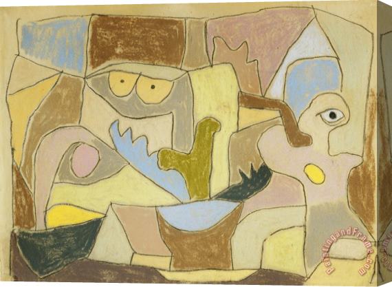 Paul Klee True Also for Plants Stretched Canvas Print / Canvas Art