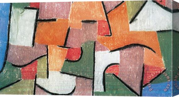Paul Klee Uberland 1937 Stretched Canvas Print / Canvas Art