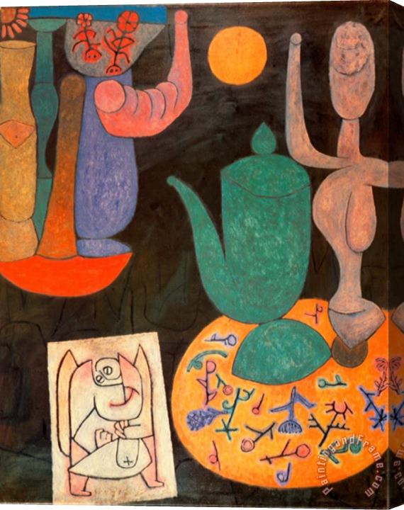 Paul Klee Untitled Still Life Stretched Canvas Print / Canvas Art