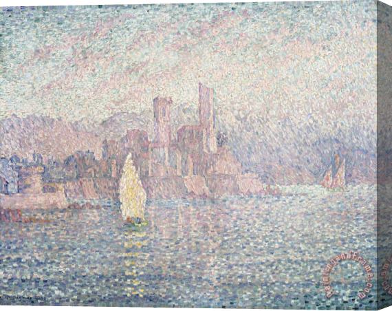 Paul Signac Antibes, Matin Stretched Canvas Painting / Canvas Art