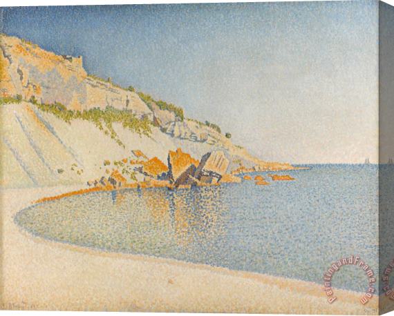 Paul Signac Cassis, Cap Lombard, Opus 196 Stretched Canvas Painting / Canvas Art