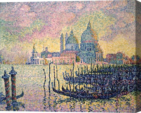 Paul Signac Entrance to The Grand Canal, Venice Stretched Canvas Print / Canvas Art