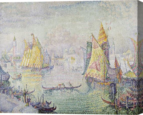 Paul Signac The Lagoon of Saint Mark, Venice Stretched Canvas Painting / Canvas Art