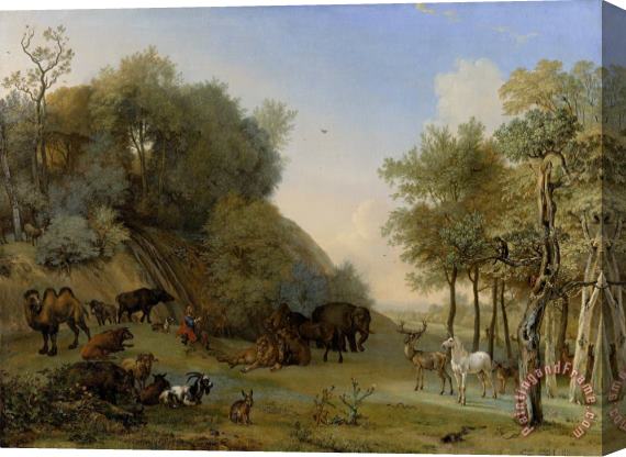 Paulus Potter Orpheus And The Animals Stretched Canvas Painting / Canvas Art