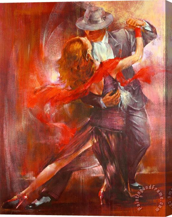 Pedro Alvarez Tango Argentino Ii Stretched Canvas Print / Canvas Art