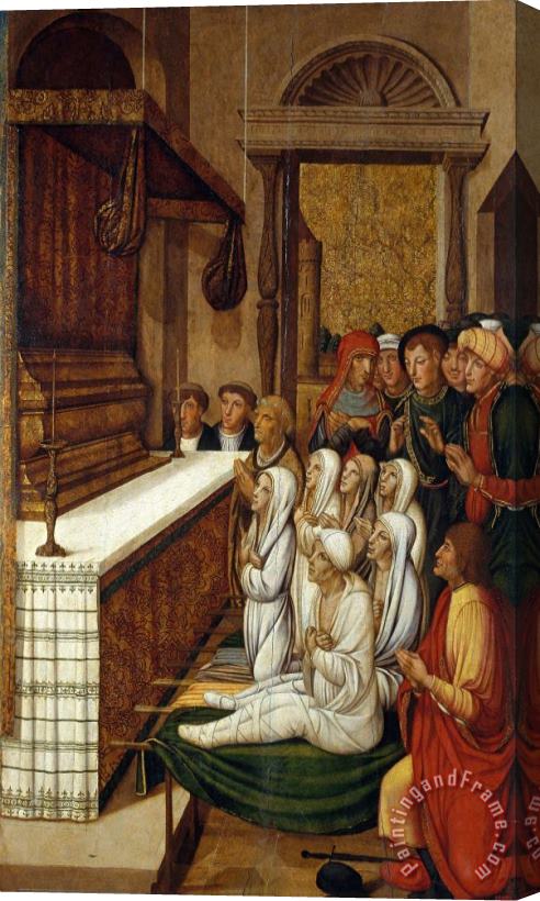 Pere Gasco Six Resurrections Before The Relics of Saint Stephen Stretched Canvas Painting / Canvas Art
