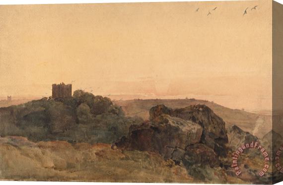 Peter de Wint Bolton Castle Stretched Canvas Painting / Canvas Art