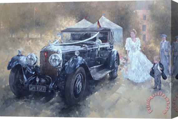 Peter Miller Bentley and Bride Stretched Canvas Painting / Canvas Art