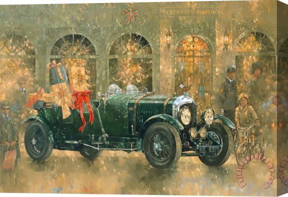 Peter Miller Christmas At Fortnum And Masons Stretched Canvas Painting / Canvas Art