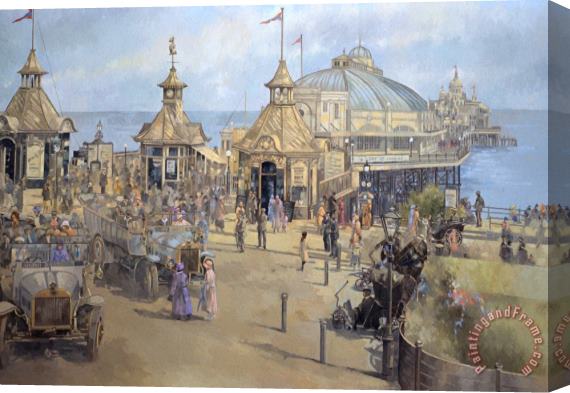 Peter Miller Eastbourne Stretched Canvas Painting / Canvas Art