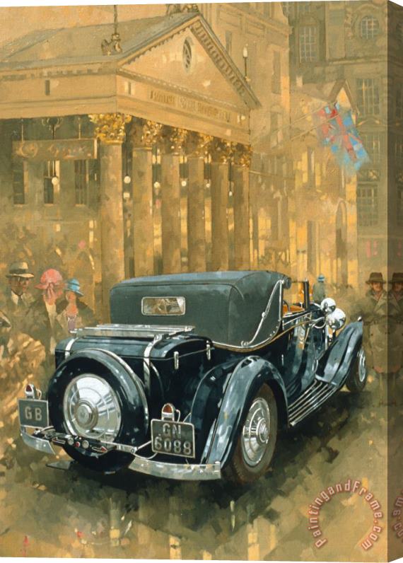 Peter Miller Phantom in the Haymarket Stretched Canvas Painting / Canvas Art