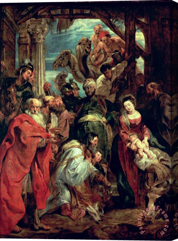 Peter Paul Rubens Adoration of The Magi Stretched Canvas Painting / Canvas Art