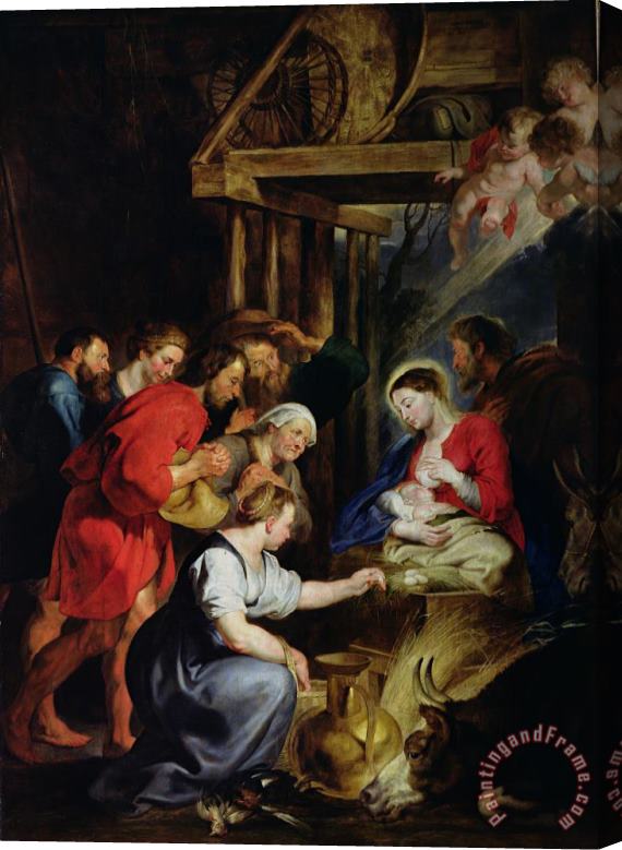 Peter Paul Rubens Adoration of The Shepherds Stretched Canvas Painting / Canvas Art