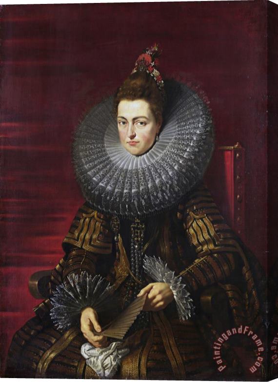 Peter Paul Rubens Infanta Isabella Clara Eugenia, Regent of The Netherlands Stretched Canvas Print / Canvas Art