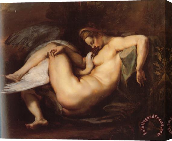 Peter Paul Rubens Leda And The Swan Stretched Canvas Painting / Canvas Art