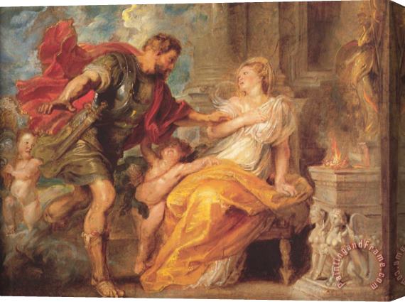Peter Paul Rubens Mars And Rhea Silvia Stretched Canvas Print / Canvas Art