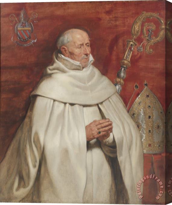 Peter Paul Rubens Matthaeus Yrsselius (1541 1629), Abbot of Sint Michiel's Abbey in Antwerp Stretched Canvas Painting / Canvas Art