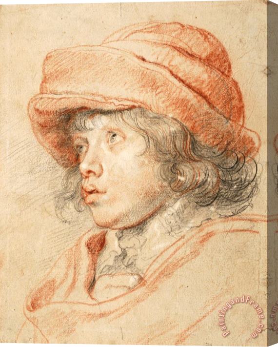 Peter Paul Rubens Rubens's Son Nicolaas Wearing a Red Felt Cap, 1625 1627 Stretched Canvas Painting / Canvas Art