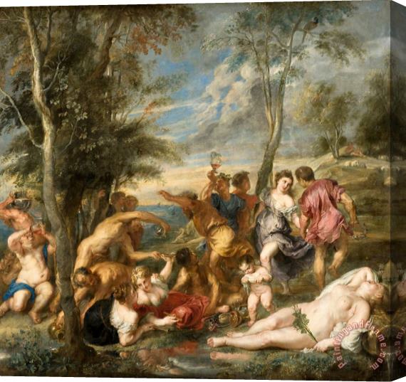 Peter Paul Rubens The Andrians Stretched Canvas Print / Canvas Art