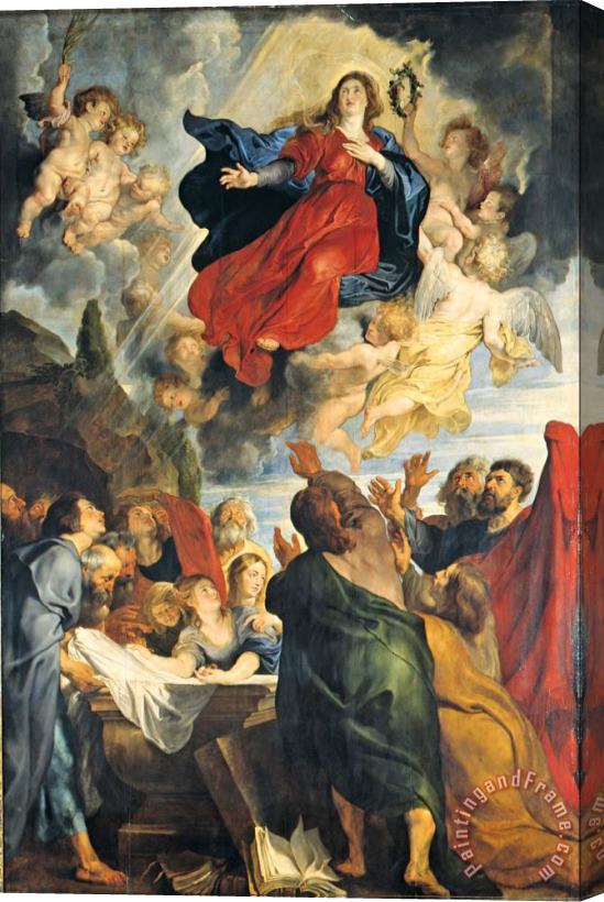 Peter Paul Rubens The Assumption of The Virgin Mary Stretched Canvas Painting / Canvas Art