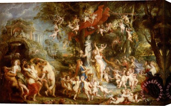 Peter Paul Rubens The Feast of Venus Stretched Canvas Painting / Canvas Art