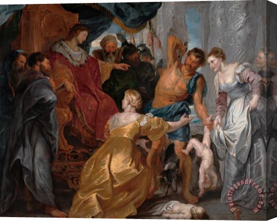 Peter Paul Rubens The Judgement of Solomon Stretched Canvas Print / Canvas Art