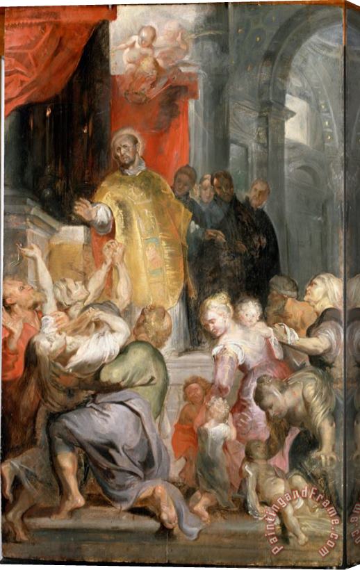 Peter Paul Rubens The Miracles of Saint Ignatius of Loyola Stretched Canvas Print / Canvas Art