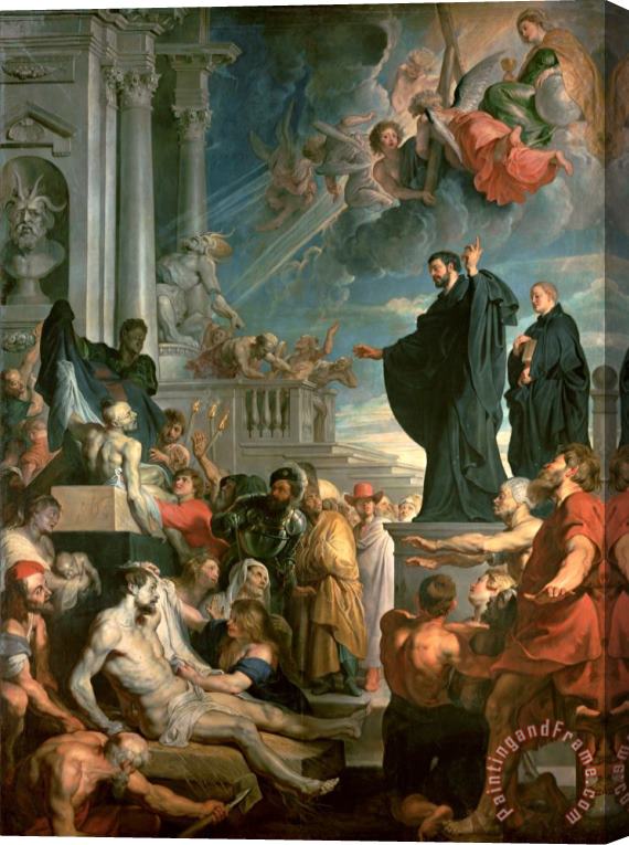 Peter Paul Rubens The Miracles of St. Francis Xavier Stretched Canvas Painting / Canvas Art