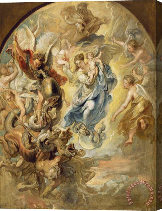 Peter Paul Rubens The Virgin As The Woman of The Apocalypse Stretched Canvas Painting / Canvas Art