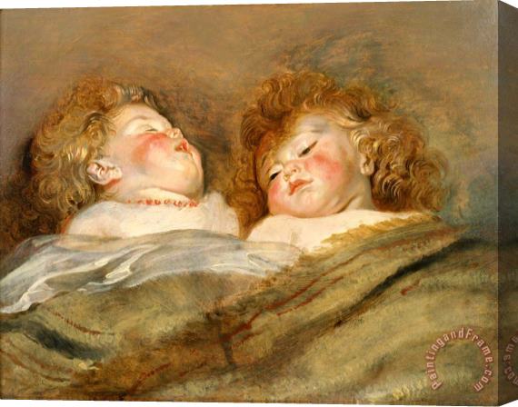 Peter Paul Rubens Two Sleeping Children Stretched Canvas Print / Canvas Art