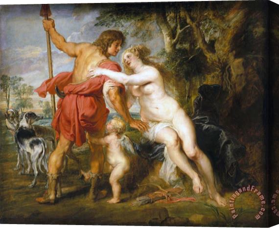 Peter Paul Rubens Venus And Adonis Stretched Canvas Painting / Canvas Art