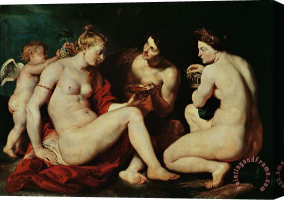 Peter Paul Rubens Venus, Cupid, Bacchus And Ceres Stretched Canvas Print / Canvas Art