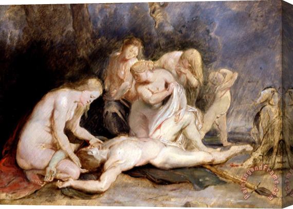 Peter Paul Rubens Venus Mourning Adonis Stretched Canvas Painting / Canvas Art