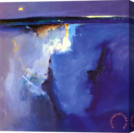 Peter Wileman Peter Wileman Violet Horizon II Stretched Canvas Painting / Canvas Art