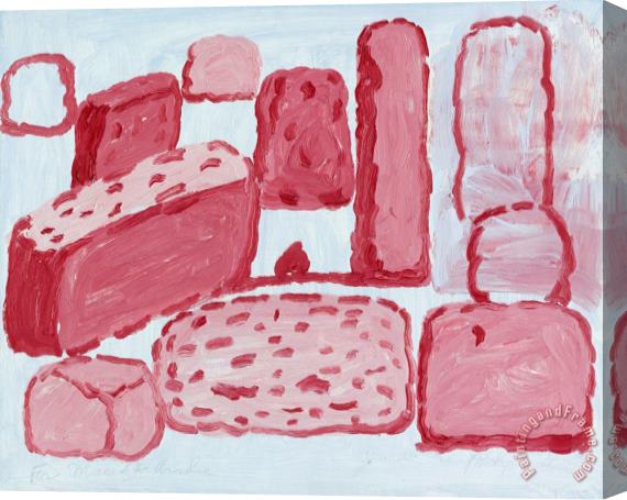 Philip Guston Roma Stretched Canvas Painting / Canvas Art