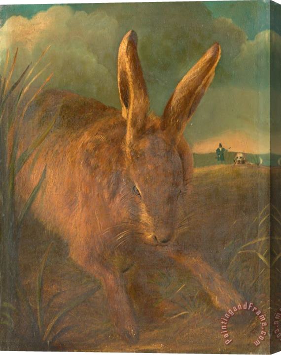 Philip Reinagle Hare Hunting Stretched Canvas Painting / Canvas Art