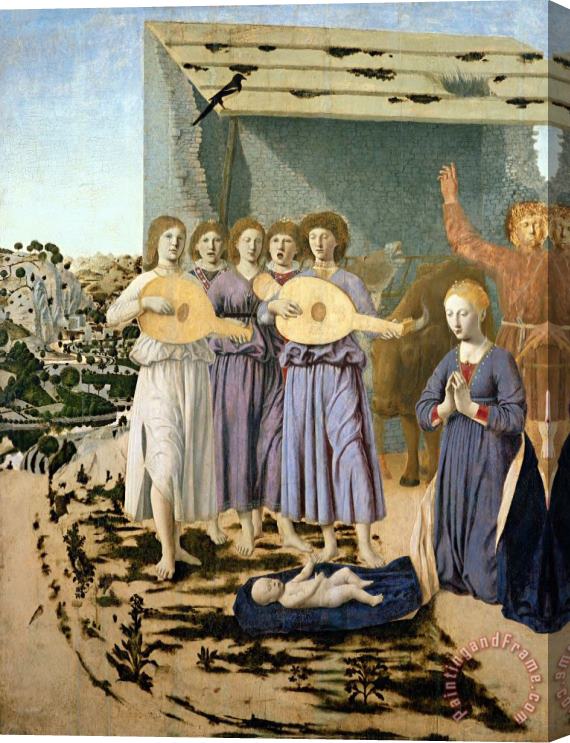Piero della Francesca Nativity Stretched Canvas Print / Canvas Art