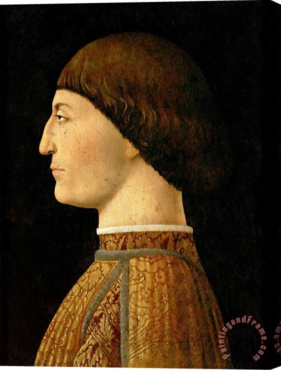 Piero della Francesca Sigismondo Malatesta Stretched Canvas Painting / Canvas Art