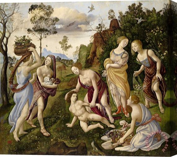 Piero di Cosimo The Finding of Vulcan on The Island of Lemnos Stretched Canvas Print / Canvas Art