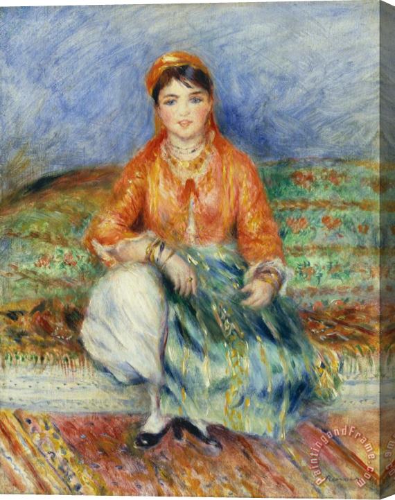 Pierre Auguste Renoir Algerian Girl Stretched Canvas Painting / Canvas Art