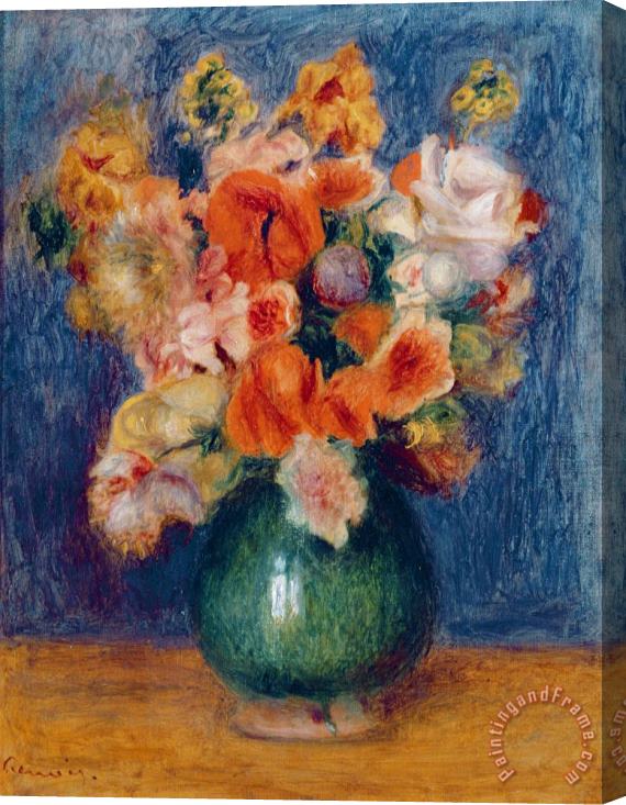 Pierre Auguste Renoir Bouquet Stretched Canvas Painting / Canvas Art