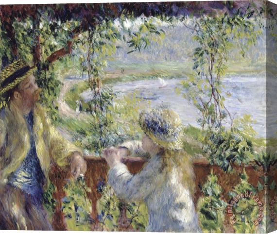 Pierre Auguste Renoir By The Water Stretched Canvas Print / Canvas Art