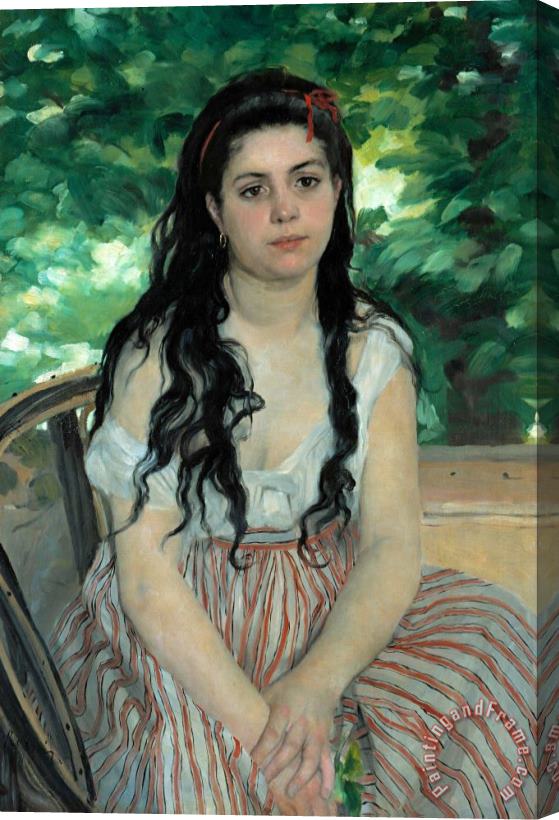 Pierre Auguste Renoir En Ete Stretched Canvas Print / Canvas Art