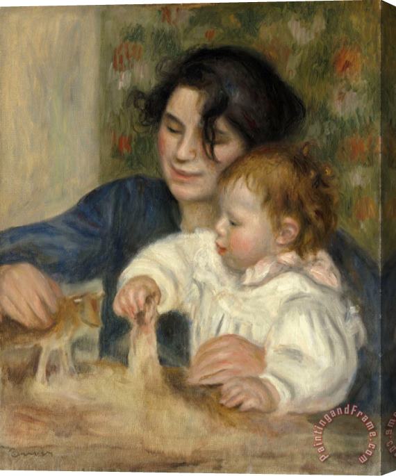 Pierre Auguste Renoir Gabrielle And Jean Stretched Canvas Painting / Canvas Art