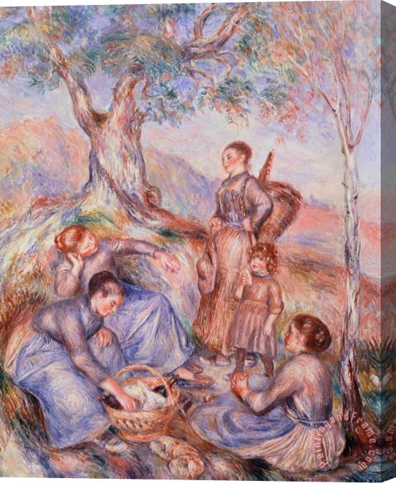 Pierre Auguste Renoir Harvesters Breakfast Stretched Canvas Print / Canvas Art