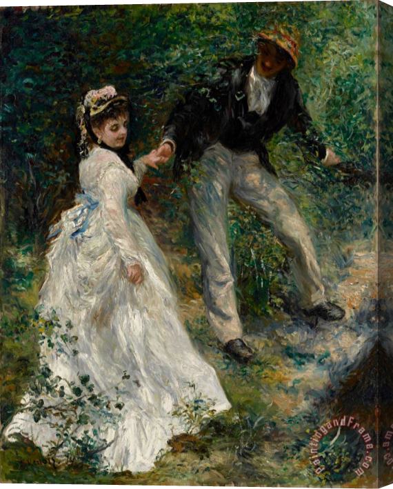 Pierre Auguste Renoir La Promenade Stretched Canvas Painting / Canvas Art