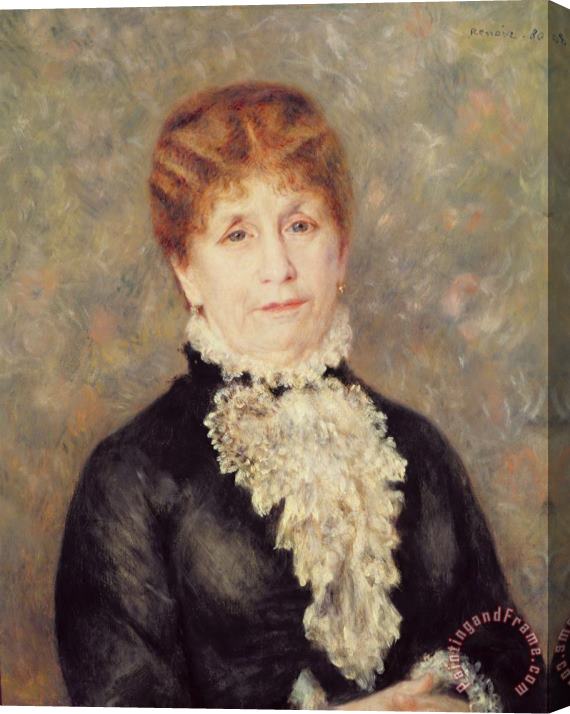 Pierre Auguste Renoir Madame Eugene Fould Stretched Canvas Painting / Canvas Art