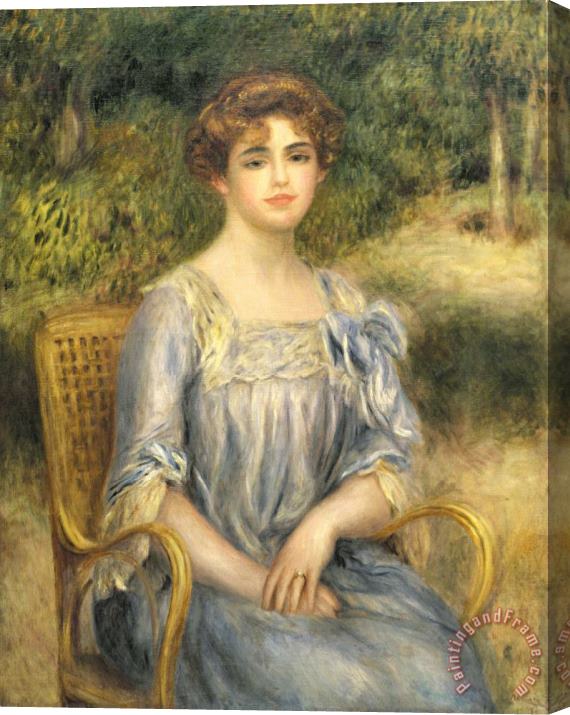 Pierre Auguste Renoir  Madame Gaston Bernheim de Villers Stretched Canvas Print / Canvas Art