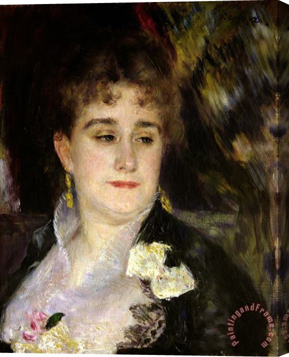 Pierre Auguste Renoir Madame Georges Charpentier (1848 1904) Stretched Canvas Painting / Canvas Art
