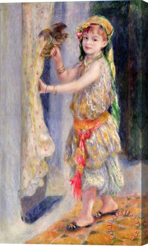 Pierre Auguste Renoir Mademoiselle Fleury in Algerian Costume Stretched Canvas Painting / Canvas Art